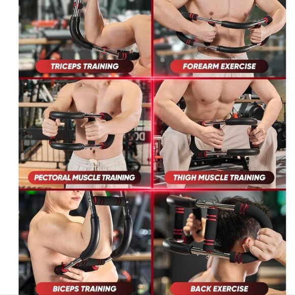 🆕🏋🏽‍♀️Saker Twister Arm Trainer - Blk/Red, 70 - 110 lbs - Picture 2 of 9